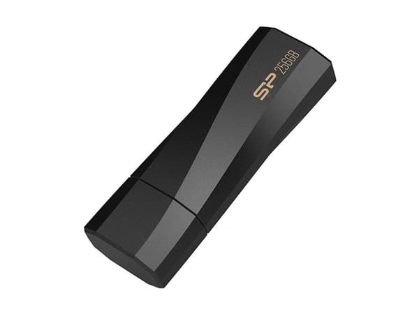 SILICON POWER Blaze B07 - USB-flashstasjon - 256 GB - USB 3.2 Gen 1 - svart