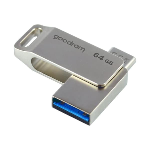 GOODRAM Pendrive 64 GB USB 3.2 Gen 1 OTG USB/USB Typ-C Silver