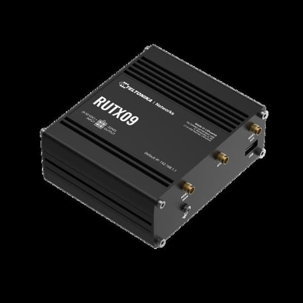 Teltonika RUTX09 Trådlös router - 3G UMTS USB - Grå Gjuten aluminium