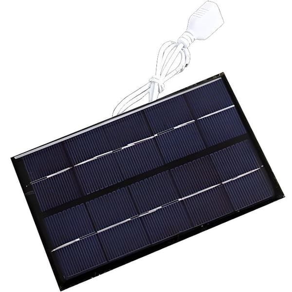 Bärbar solpanel för USB-laddning * Maximal effekt: 5 w * Driftspänning: 5 v * Gränssnitt: USB2.0 *