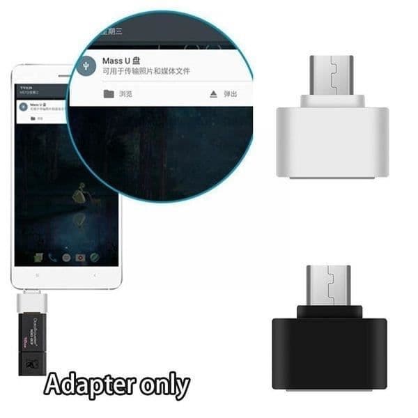 Micro USB till USB höghastighets man-hona OTG-omvandlare