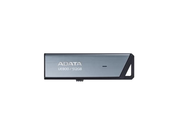 ADATA UE800 - USB flash-enhet - 512 GB - USB-C 3.2 Gen 2 - silver