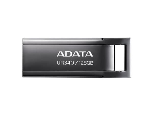 ADATA UR340 - USB flash-enhet - 128 GB - USB 3.2 Gen 1 - svart