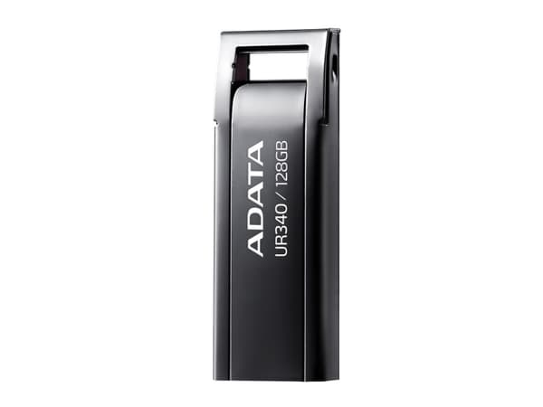 ADATA UR340 - USB flash-enhet - 128 GB - USB 3.2 Gen 1 - svart