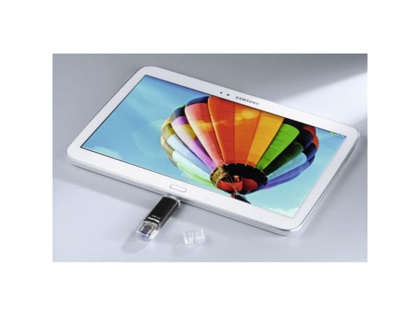Hama Laeta Twin, 16 GB, 3.2 Gen 1 (3.1 Gen 1), 40 MB/s, Med lokk, Sort