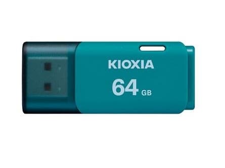 KIOXIA TransMemory U202 - USB-flashstasjon - 64 GB - USB 2.0 - lys blå