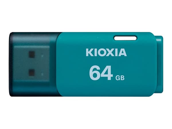 KIOXIA TransMemory U202 - USB-flashstasjon - 64 GB - USB 2.0 - lys blå Blå