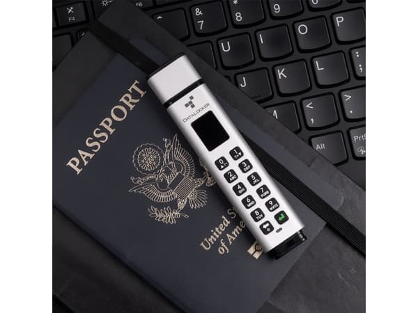 DataLocker Sentry K350 - USB-flashstasjon - kryptert - 64 GB - TAA-samsvar