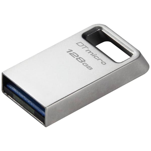 Kingston DataTraveler® Micro USB-minne Box 128 GB Silver DTMC3G2/128GB USB 3.2 Gen 1 Silver