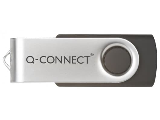 Q-CONNECT KF76970, 32 GB, USB Type-A, 3.2 Gen 1 (3.1 Gen 1), Svivel, Rustfritt stål