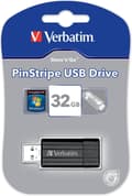 Miniatyrbild 2 av 2: Verbatim USB 2.0 minne, Store'N'Go, 32GB, PinStripe