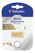 Miniatyrbild 3 av 3: Verbatim Store 'n' Go Metal Executive Gold USB 3.0 Drive 32GB