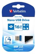 Miniatyrbillede 5 af 5: Verbatim StoreNStay Nano U3, USB3.0 minne, 16GB, blå