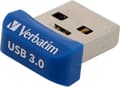 Miniatyrbillede 1 af 5: Verbatim StoreNStay Nano U3, USB3.0 minne, 16GB, blå