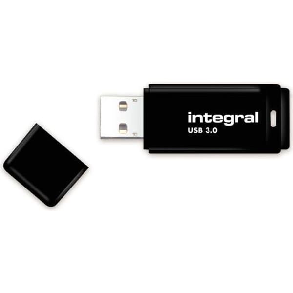 INTEGRAL - USB-stick - 32 GB - USB 3.0 - Svart Svart