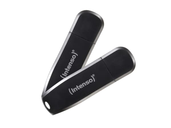 Intenso 3533494, 64 GB, USB Type-A, 3.2 Gen 1 (3.1 Gen 1), 70 MB/s, Med lokk, Sort Sort