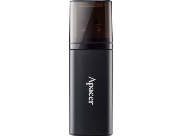 Pendrive Apacer Apacer USB flash disk, USB 3.0, 32GB, AH25B, black, AP32GAH25BB-1, USB A, with cover