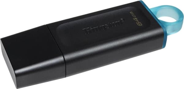 Kingston Technology DataTraveler Exodia USB-minne 64 GB USB Typ-A 3.2 Gen 1 (3.1 Gen 1) Svart