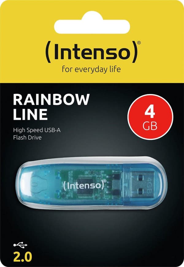 Intenso Rainbow Line - USB-tikku - 4 Gt