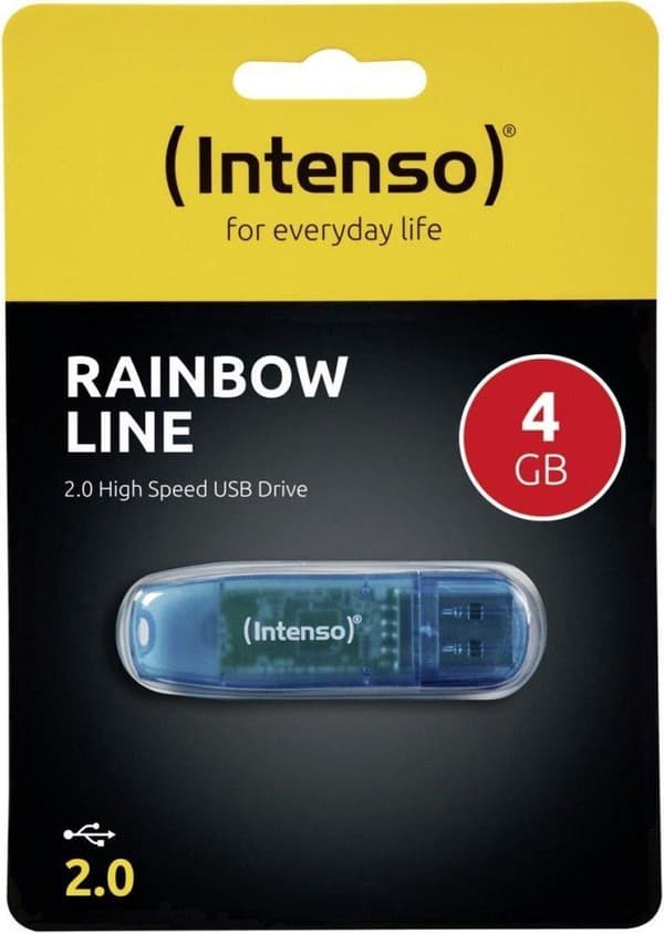 Intenso Rainbow Line - USB-tikku - 4 Gt