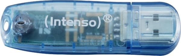 Intenso Rainbow Line - USB stick - 4 GB Blå