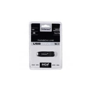 Intenso Rainbow Line - USB-muistitikku - 16 Gt - USB2.0 (3502470) musta