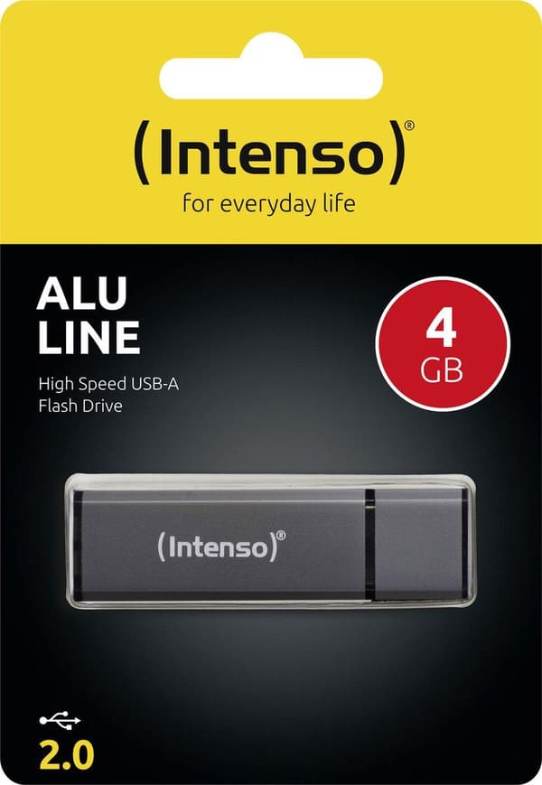 Intenso Alu Line - USB-minne - 4 GB