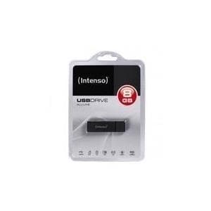 Intenso Alu Line - USB-muistitikku - 8 Gt - USB2.0 - antrasiitti (3521461) Antrasiitti