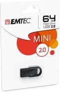 Miniatyrbild 1 av 2: Emtec D250 Mini USB-minne 64 GB USB Type-A 2.0 Grön