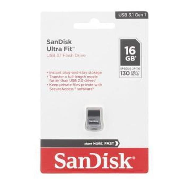 Sandisk Ultra Fit | 16 Gt | USB Type-A 3.1 -USB-tikku