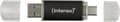 Miniatyrbild 3 av 6: Intenso Twist Line USB-minne 32 GB USB-A, USB-C®, USB 3.2 Gen 1 antracit 3539480