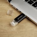 Miniatyrbild 5 av 6: Intenso Twist Line USB-minne 32 GB USB-A, USB-C®, USB 3.2 Gen 1 antracit 3539480