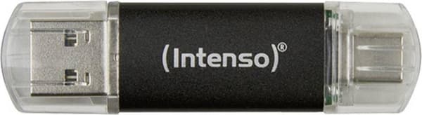 Intenso Twist Line USB-minne 32 GB USB-A, USB-C®, USB 3.2 Gen 1 antracit 3539480