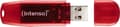 Miniatyrbild 4 av 9: Intenso Rainbow Line USB-minne 128 GB USB 2.0 Röd (transparent) 3502491