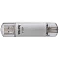 Miniatyrbillede 3 af 5: Hama 32 GB USB-hukommelsesnøgle med USB 3.0 & USB 3.1 Type-C (dobbelt USB-stick) & Amazon Basics - adapterkabel, USB Type-C-stik til USB-stik, USB 3.1
