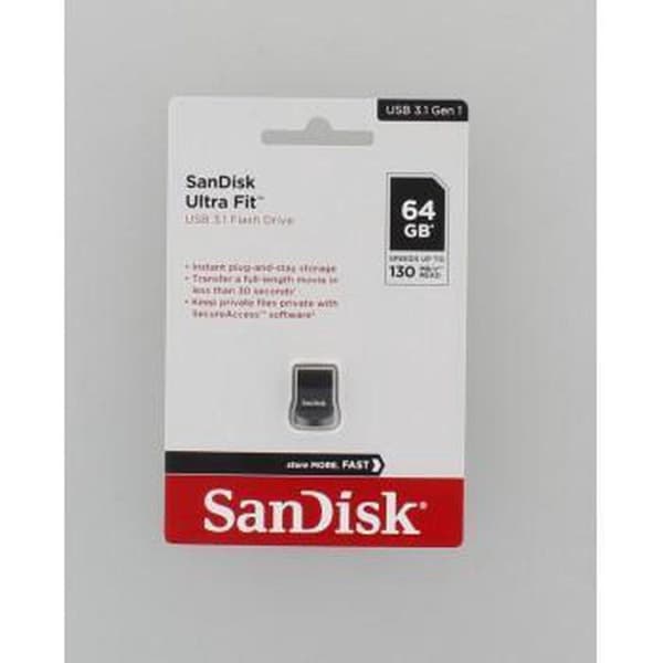 Sandisk Ultra Fit | 64 GB | USB 3.0A - USB Stick