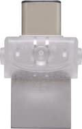 Miniatyrbillede 4 af 10: Kingston Technology DataTraveler microDuo 3C 128 GB USB-flashdrev USB Type-A / USB Type-C 3.2 Gen 1 (3.1 Gen 1) Sølv