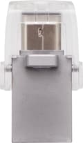 Miniatyrbillede 5 af 10: Kingston Technology DataTraveler microDuo 3C 128 GB USB-flashdrev USB Type-A / USB Type-C 3.2 Gen 1 (3.1 Gen 1) Sølv