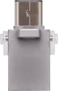 Miniatyrbillede 6 af 10: Kingston Technology DataTraveler microDuo 3C 128 GB USB-flashdrev USB Type-A / USB Type-C 3.2 Gen 1 (3.1 Gen 1) Sølv