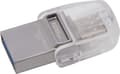 Miniatyrbillede 2 af 10: Kingston Technology DataTraveler microDuo 3C 128 GB USB-flashdrev USB Type-A / USB Type-C 3.2 Gen 1 (3.1 Gen 1) Sølv
