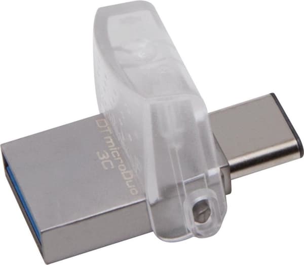Kingston Technology DataTraveler microDuo 3C 128 Gt USB-muistitikku USB Type-A / USB Type-C 3.2 Gen 1 (3.1 Gen 1) hopea Hopea