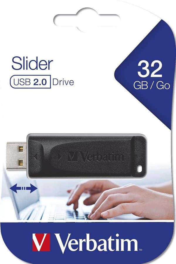 Verbatim Slider - USB-tikku - 32 Gt