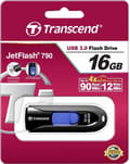 Miniatyrbild 2 av 6: Transcend JetFlash 790 - USB-minne - 16 GB