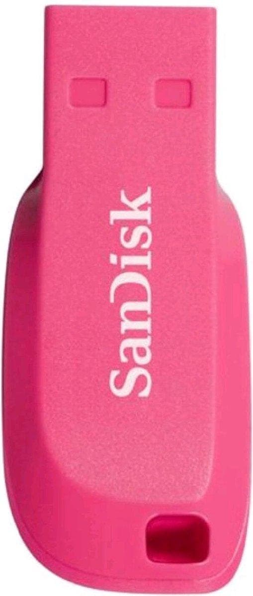 Sandisk Cruzer Blade | 16 GB | USB 2.0A - USB-flashdrev Lyserød