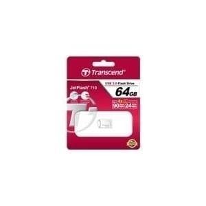 Transcend JetFlash 710 - USB-muistitikku - 64 Gt - USB 3.1 - hopea Hopea