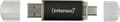 Miniatyrbillede 3 af 5: Intenso Twist Line USB-stick 64 GB USB-A, USB-C®, USB 3.1 Gen 1 antracit 3539490