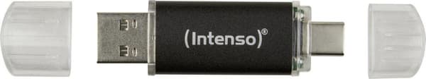 Intenso Twist Line USB-stick 64 GB USB-A, USB-C®, USB 3.1 Gen 1 antracit 3539490