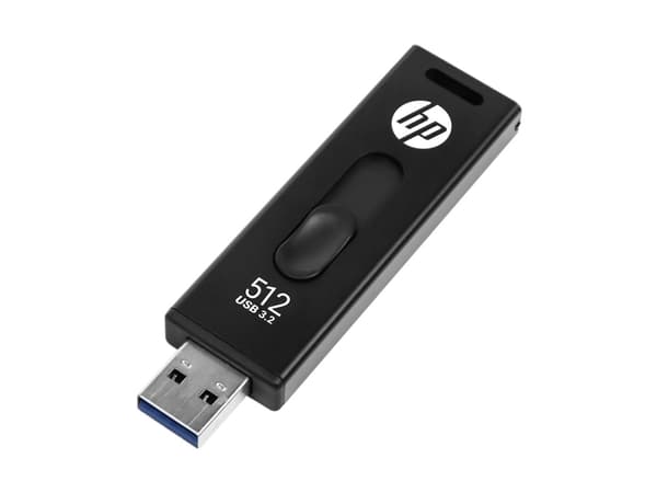 HP x911w - USB flash-enhet - 512 GB - USB 3.2 Gen 1 - svart