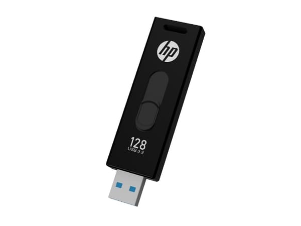 HP x911w - USB flash-enhet - 128 GB - USB 3.2 Gen 1 - svart