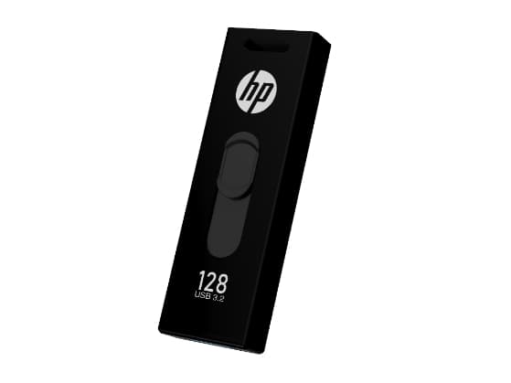 HP x911w - USB flash-enhet - 128 GB - USB 3.2 Gen 1 - svart